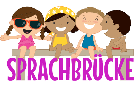 Illustration zum Deutschkurs Sprachbrücke für Eltern und Kinder